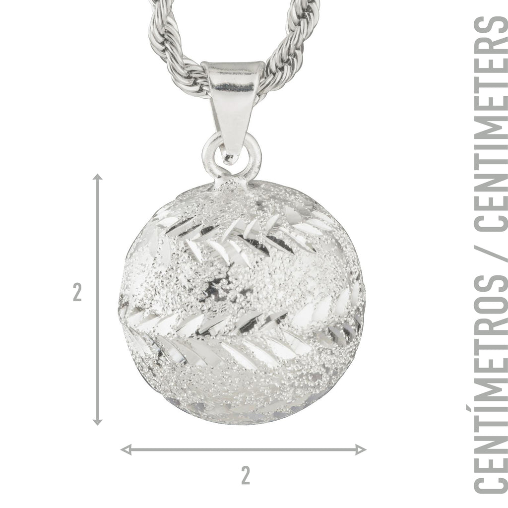 Collar Llamador de Ángeles en Baño de Plata con Cadena de Acero Inoxidable