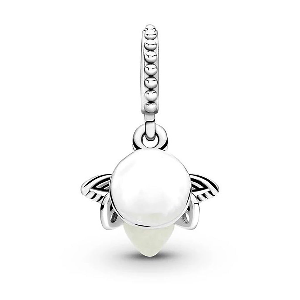 Charm Evangeline para Pulsera o Collar - Dije de Plata 925 Luciérnaga con "You Light Up My Life"