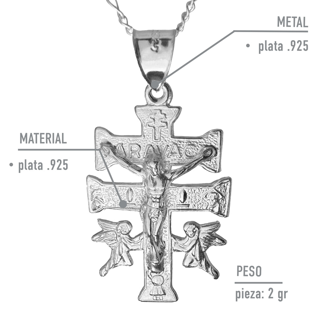 Cruz de Caravaca en Plata 925