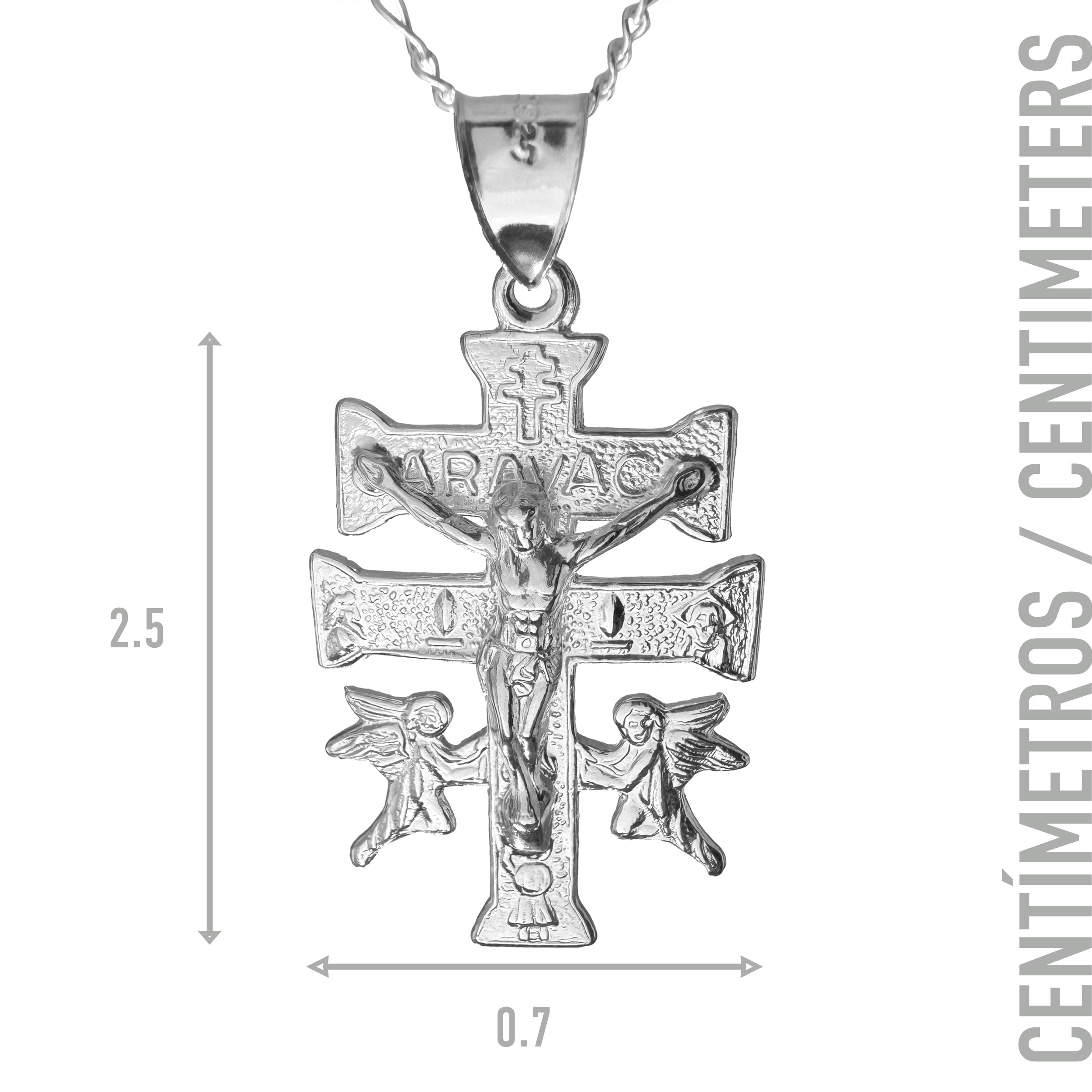 Cruz de Caravaca en Plata 925
