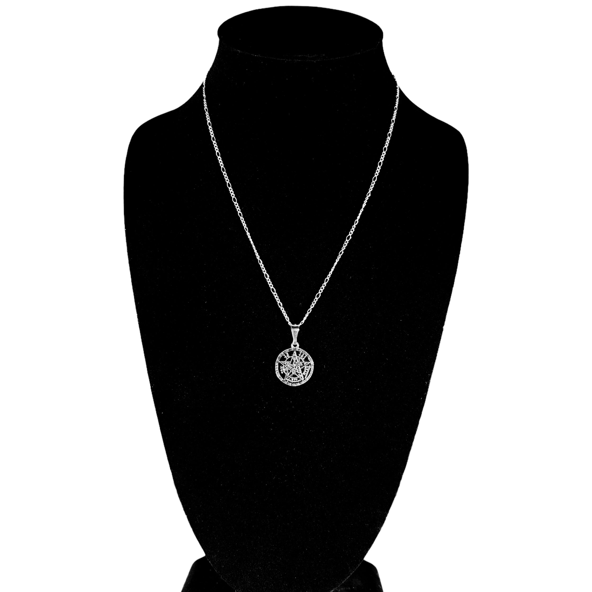 Collar Tetragramaton en Plata - Amuleto de Protección Personal