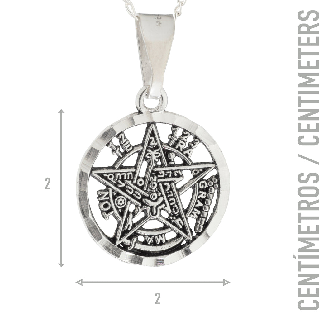 Collar Tetragramaton en Plata - Amuleto de Protección Personal