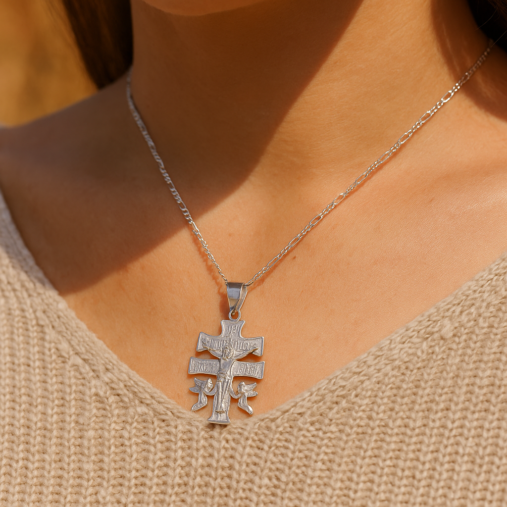 Cruz de Caravaca en Plata 925