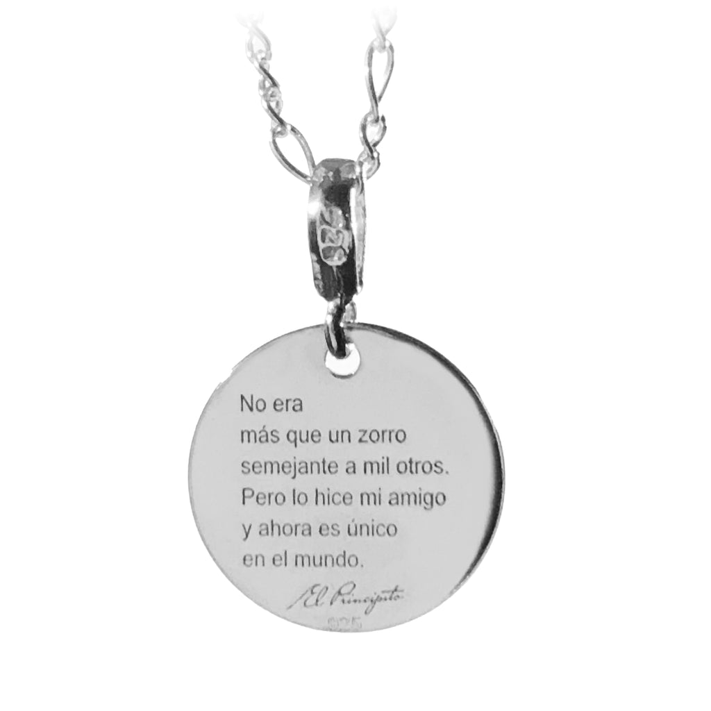 Collar del Zorro del Cuento "El Principito" en Plata .925