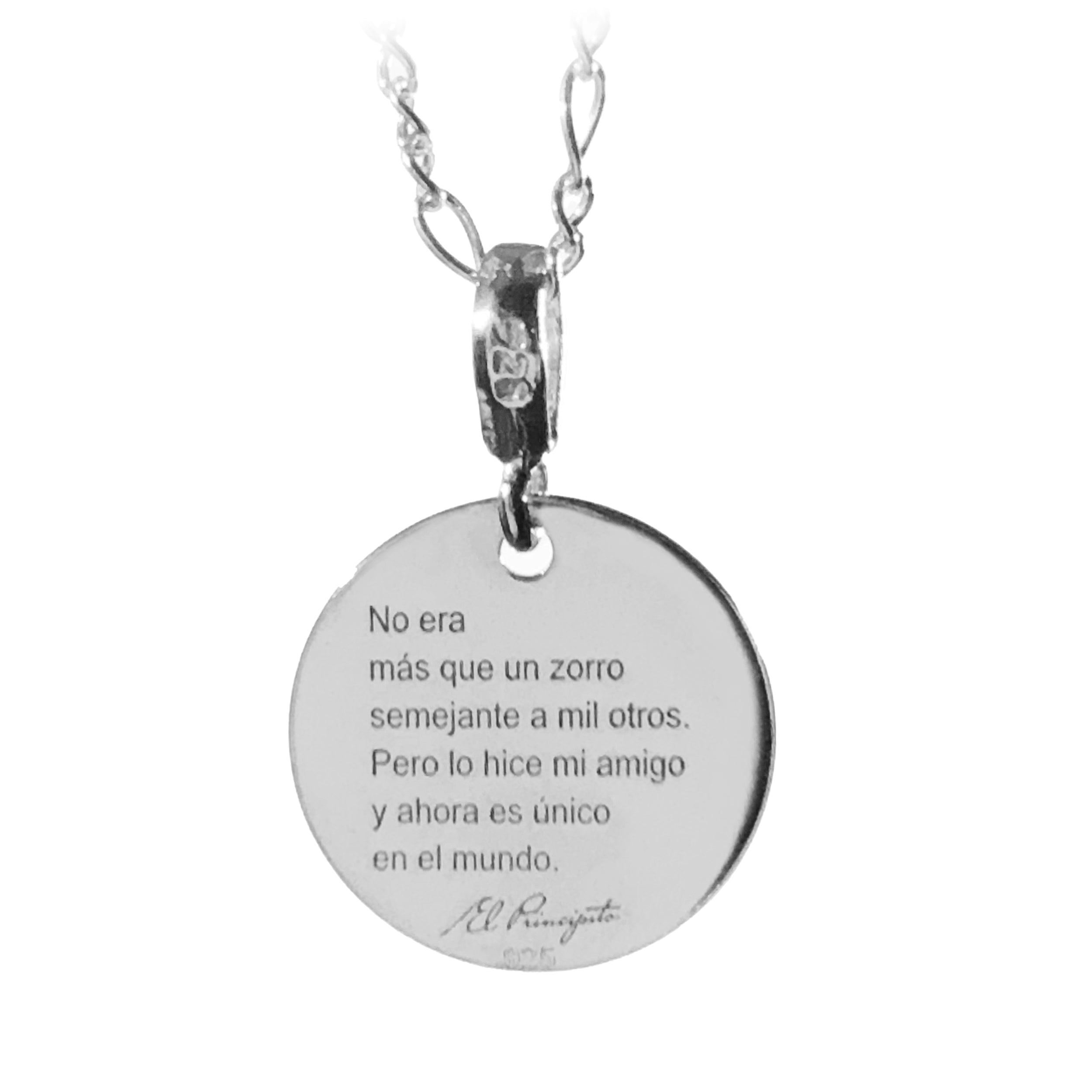Collar del Zorro del Cuento "El Principito" en Plata .925