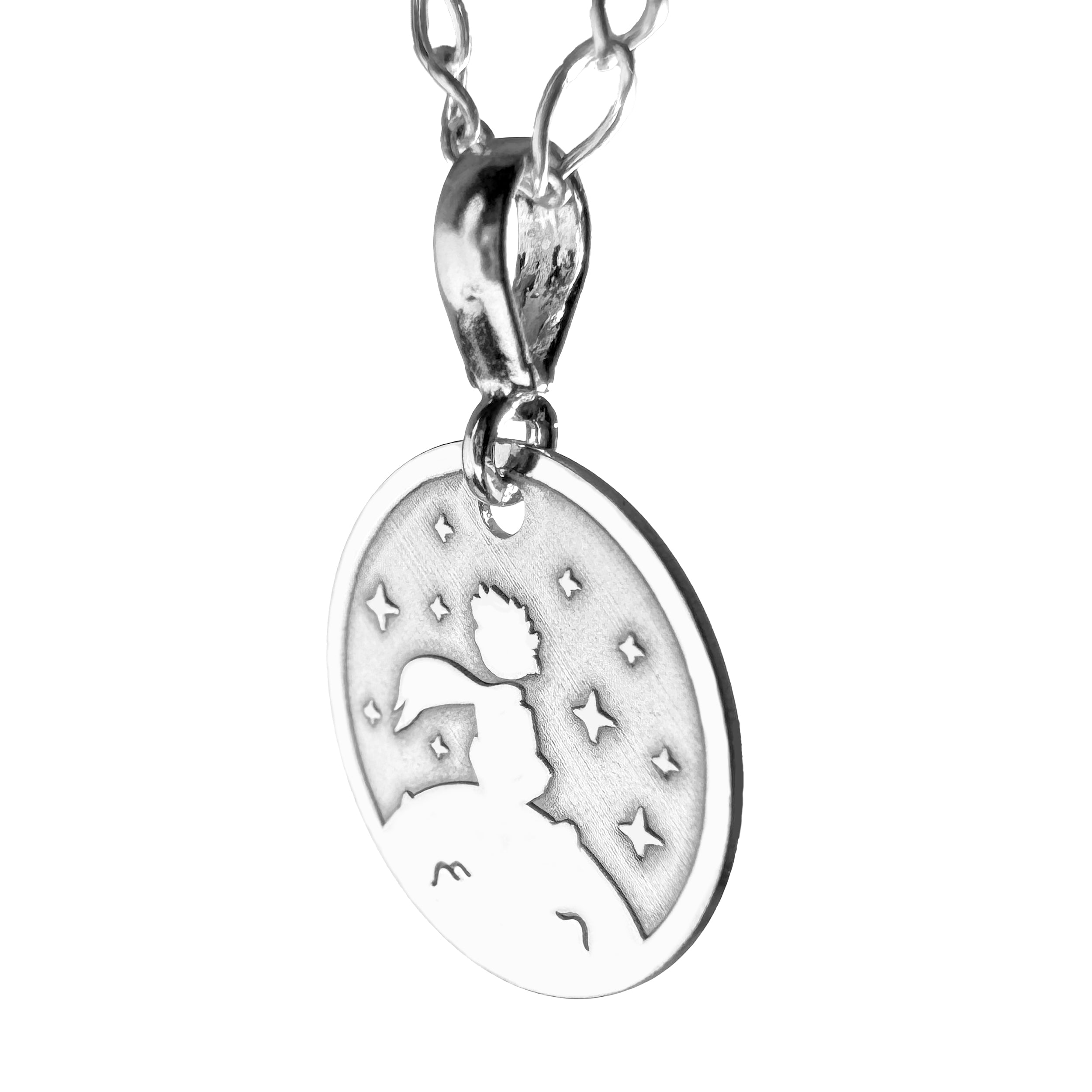 Collar del Principito en Plata .925 del Cuento "El Principito"