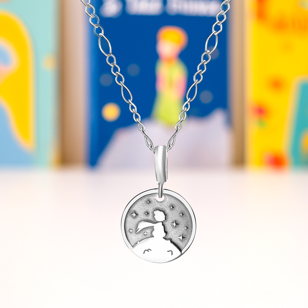 Collar del Principito en Plata .925 del Cuento "El Principito"